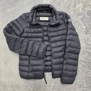 Abercrombie & Fitch Womens Puffer Jacket Lightweight Down Black Small S‎